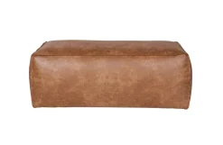 Hocker Leder Rodeo Pouf Cognac-BePureHome