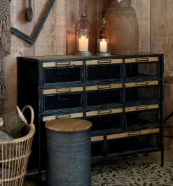 Industrial Factory Kommode Clément 11 Schübe-Chic Antique