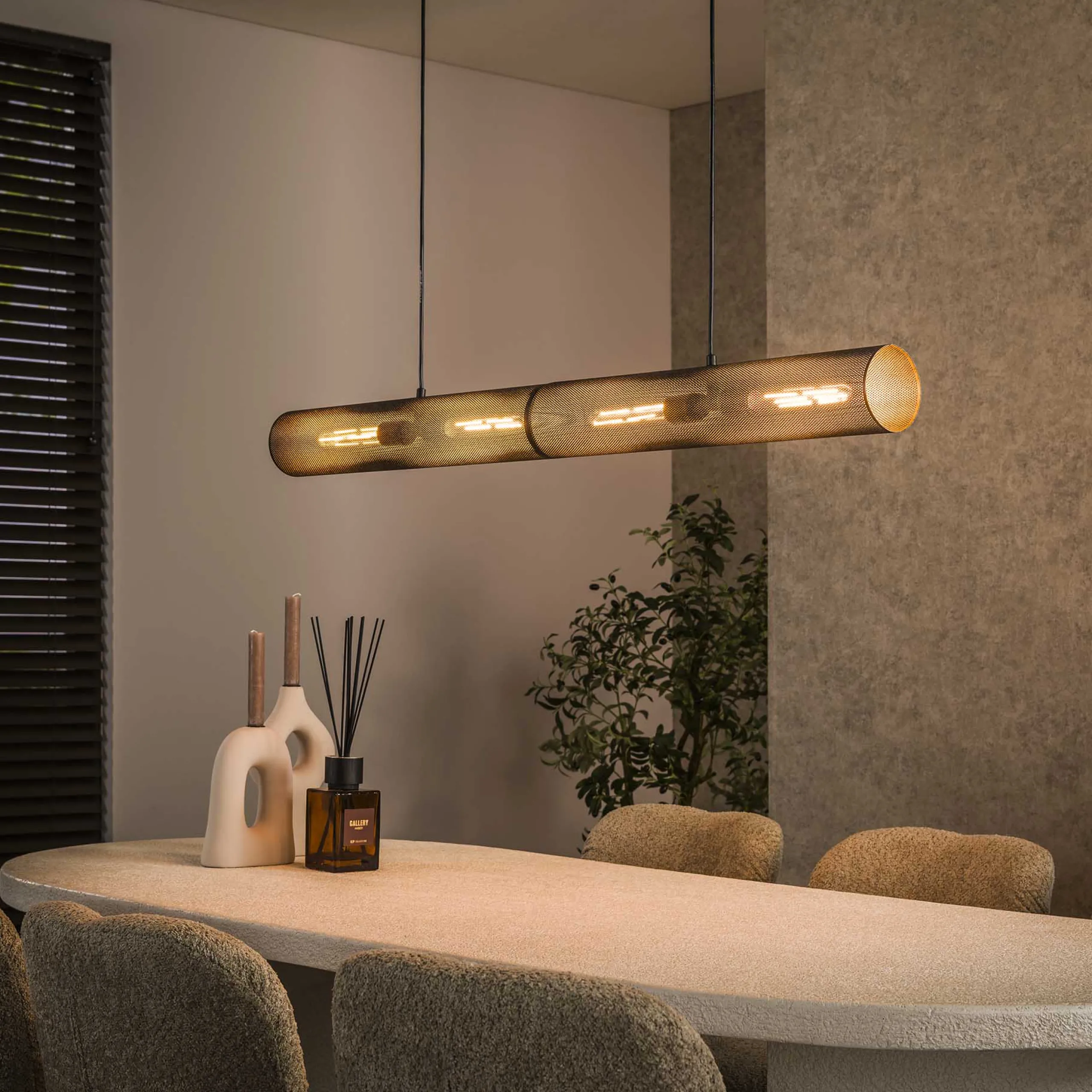 Industrial Hängelampe Tube Lochstahl 120 cm-Vintagehaus Lampen Clearance