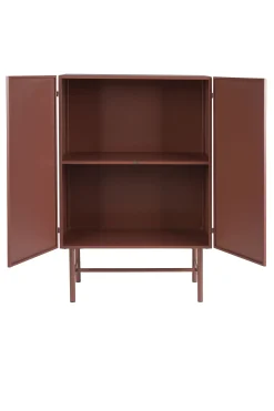 Industrial Schrank Hochkommode Davis Metall Rostrot-Vintagehaus Hot