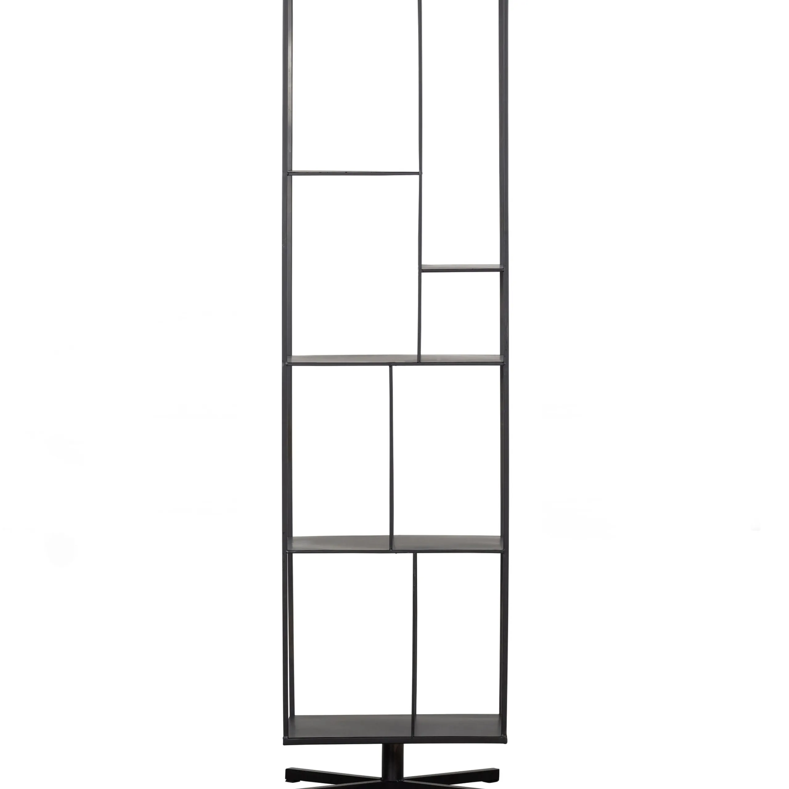 Industrial Standregal Bücherregal Jiske Schwarz Metall 180-WOOOD Hot