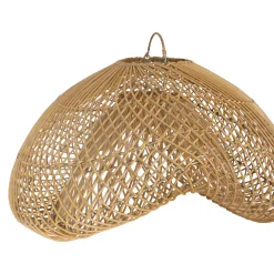 Lampenschirm Maze Boho Organic Rattan Webbing-PTMD Discount