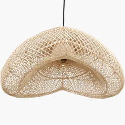 Lampenschirm Maze Boho Organic Rattan Webbing-PTMD Discount