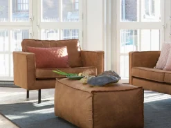 Ledersessel Rodeo 1-Sitzer Cognac-BePureHome