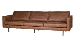 Ledersofa Rodeo 3-Sitzer Cognac 280-BePureHome Online