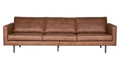 Ledersofa Rodeo 3-Sitzer Cognac 280-BePureHome Online