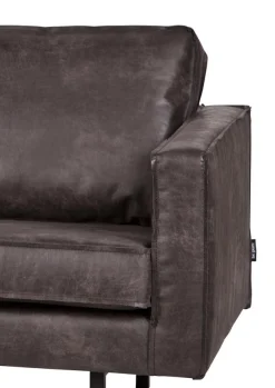 Ledersofa Rodeo 2,5-Sitzer Schwarz 190-BePureHome Online