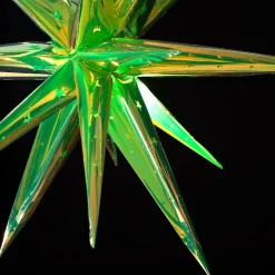 LED-Hängesterne 18 Spitzen inklusive Fernbedienung, Timer- und Dimmfunktion Grün-Vintagehaus Lampen Clearance