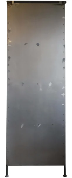 Metallschrank Vitrine Purist 180 Vintage Industrial Metall/Glass-PTMD Online