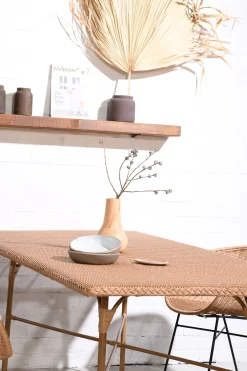 Outdoor Esstisch 210/100 Cabana PE-Rattan/Alu-Vintagehaus