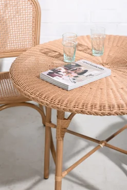 Outdoor Esstisch Cabana Bistro PE-Rattan/Alu 80 Ø-Vintagehaus New