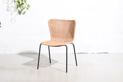 Outdoor Rattanstuhl Esszimmerstuhl Cabana Butterfly Stapelbar PE-Rattan-Vintagehaus Discount