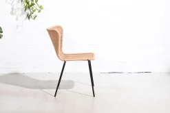 Outdoor Rattanstuhl Esszimmerstuhl Cabana Butterfly Stapelbar PE-Rattan-Vintagehaus Discount