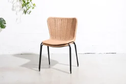 Outdoor Rattanstuhl Esszimmerstuhl Cabana Butterfly Stapelbar PE-Rattan-Vintagehaus Discount