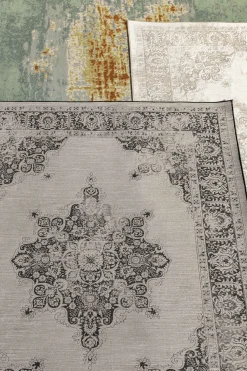 Outdoor Teppich Coventry Persermuster Beige 170 x 240-Zuiver New