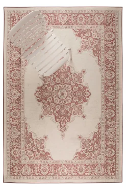 Outdoor Teppich Coventry Persermuster Rot 170 x 240-Zuiver Outlet