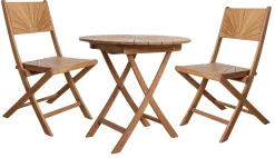 Outdoorset Teakholzset Essgruppe Sunset-Raw Materials Discount