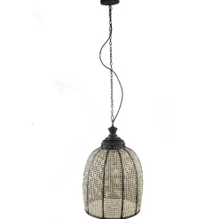 Rattan Hängelampe Wiener Geflecht-PTMD Online