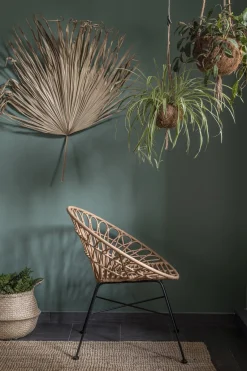 Rattansessel Hacienda PE-Rattan Peacock In/Outdoor Natur-Vintagehaus Hot