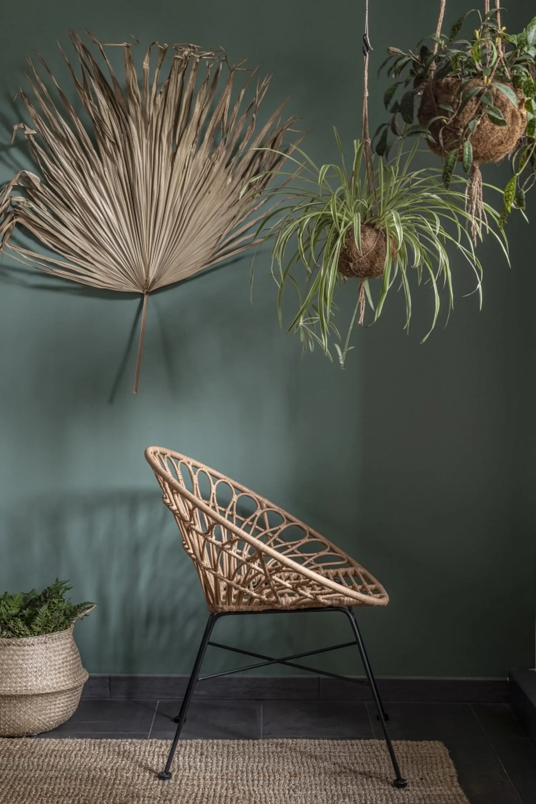 Rattansessel Hacienda PE-Rattan Peacock In/Outdoor Natur-Vintagehaus Hot