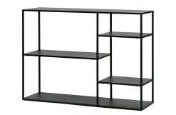 Regal Raumteiler Sideboard Soho June Metall Industrial Schwarz-WOOOD Best