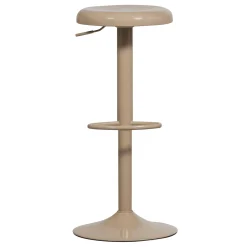 Retro Barhocker Monochrome Metall höhenverstellbar Sand-WOOOD Discount