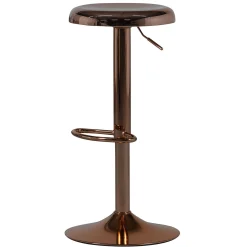 Retro Barhocker Monochrome Metall höhenverstellbar Kupfer-WOOOD Sale