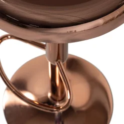 Retro Barhocker Monochrome Metall höhenverstellbar Kupfer-WOOOD Sale