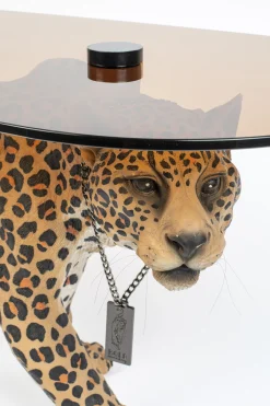 Retro Beistelltisch Couchtisch Dope As Hell Panther Rauchglasplatte-Bold Monkey Sale