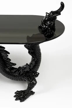 Retro Beistelltisch Couchtisch Dragonized Rauchglasplatte-Bold Monkey Outlet