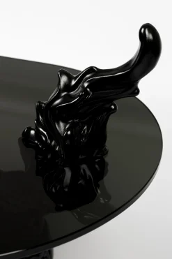 Retro Beistelltisch Couchtisch Dragonized Rauchglasplatte-Bold Monkey Outlet