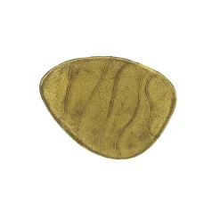 Retro Beistelltische Eclipse Glas Metall Dreibeinig Antik-Gold S-Vintagehaus