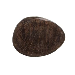 Retro Beistelltische Eclipse Glas Metall Dreibeinig Antik-Kupfer L-Vintagehaus Online