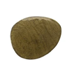 Retro Beistelltische Eclipse Glas Metall Dreibeinig Antik-Gold L-Vintagehaus Clearance