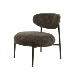 Retro Cocktailsessel Round in Cargo Braun-Vintagehaus
