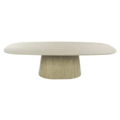 Retro Couchtisch Centro 135 Travertin Keramik Oval-Vintagehaus Online