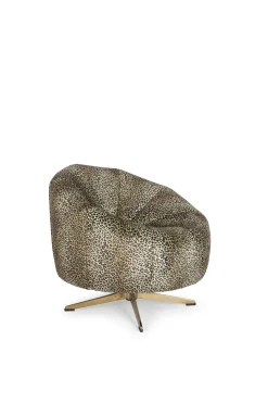 Retro Drehsessel Cocktailsessel Sunshine Leopardenmuster-Bold Monkey Hot