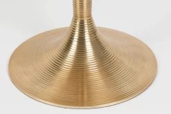 Retro Esstisch Hypnotising Metall Rund in Gold-Bold Monkey