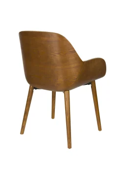 Retro Esszimmerstuhl Armlehnstuhl Taylor Holz Beige-DutchBone Outlet