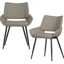 Retro Esszimmerstuhl Schalenstuhl Parade 2er Set Sand-BePureHome Discount