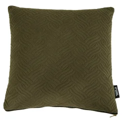 Retro Kissen Ferrel in Grün Zopfmuster-Vintagehaus Accessoires Outlet