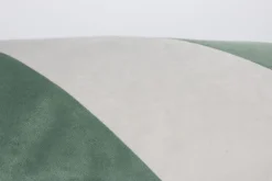 Retro Kissen Stripes in Grün-Weiß 60 cm-Vintagehaus Accessoires Online