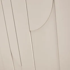 Retro Kleiderschrank Schlafzimmerschrank Rain in Beige mit zwei Böden und einer Kleiderstange-WOOOD Outlet