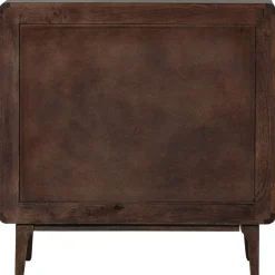 Retro Kommode Liya Mangoholz 3 Schubladen-WOOOD Hot