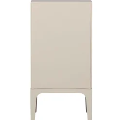 Retro Kommode Nachttisch Merge Beige 4 Schubladen-WOOOD Best