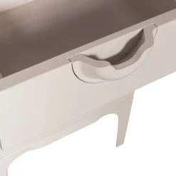 Retro Kommode Nachttisch Merge Beige 4 Schubladen-WOOOD Best