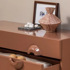 Retro Kommode Schubladenschrank Merge Altrosa-WOOOD Outlet