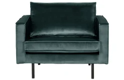 Retro Samtsessel Rodeo 1-Sitzer verschiedene Farben-BePureHome Sale