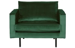 Retro Samtsessel Rodeo 1-Sitzer verschiedene Farben-BePureHome New