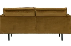 Retro Samtsofa Rodeo 2,5-Sitzer Honiggelb-BePureHome Online